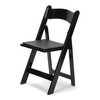 Atlas Commercial Products Wood Folding Chair, Black WFC5BK